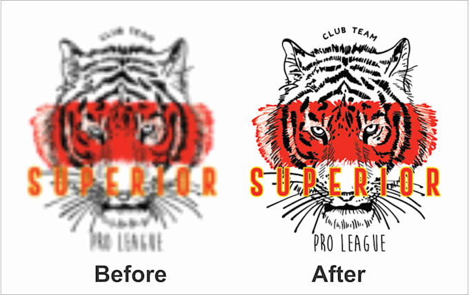 do vector trace or remake logo and image manually,