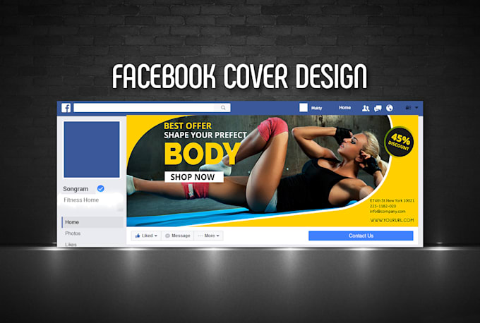 design website banner, facebook cover,header,custom banner