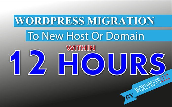 move wordpress site to new host or domain