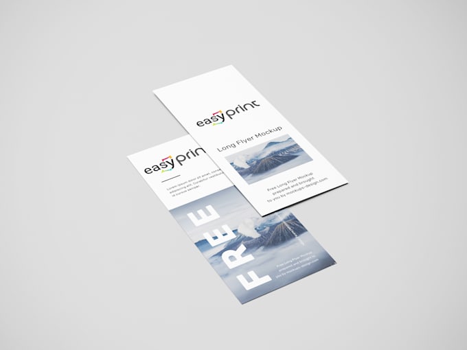 design flyer, postcard leaflet, and handout design