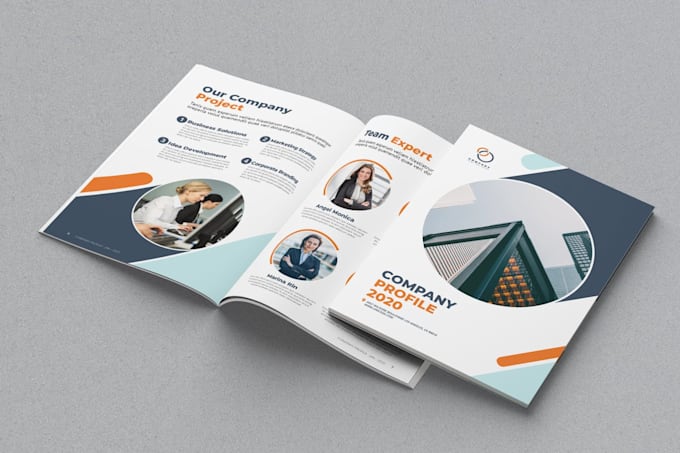 design company profile, annual report, brochure