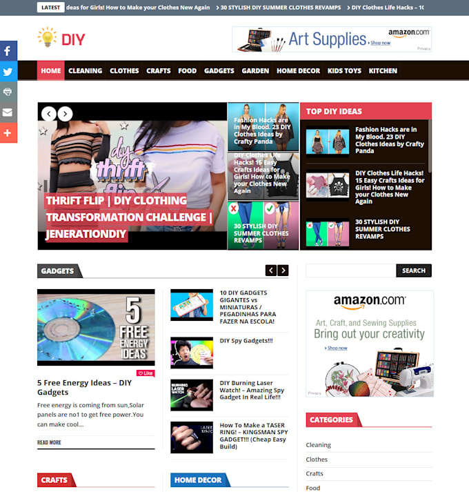 design fully automated  website for income source