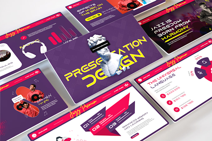 design powerpoint presentation and pitch deck