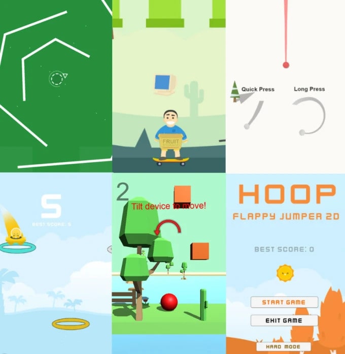 Create you a complete hyper casual unity mobile game by Yosuu_ | Fiverr