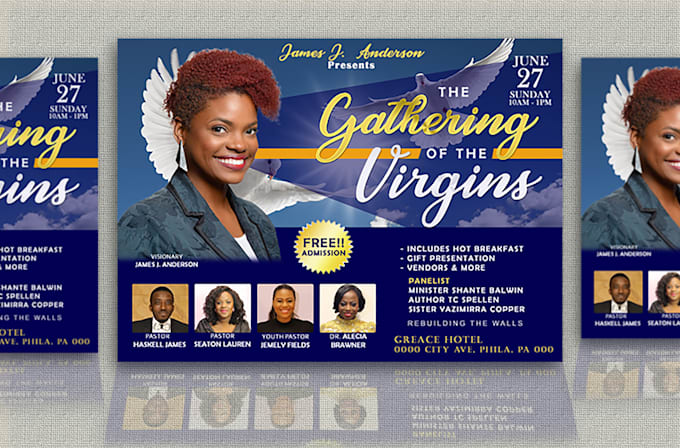 create a stunning church flyer and event flyer