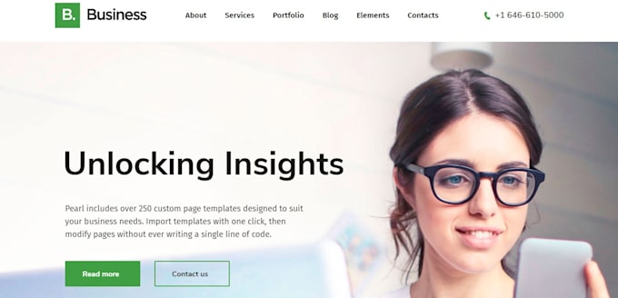 build stunning elementor pro business, agency, blog website, brizy,wpbakery