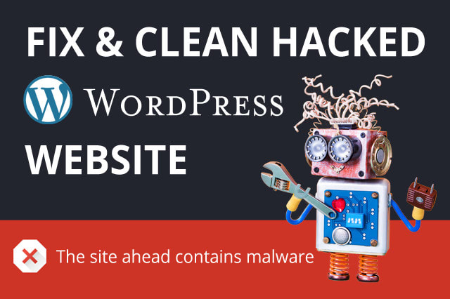 fix wordpress hacked website and clean malware virus