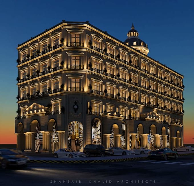 create photorealistic exterior 3d rendered views