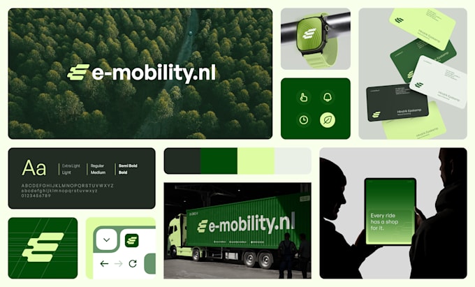 design creative logo with full brand identity