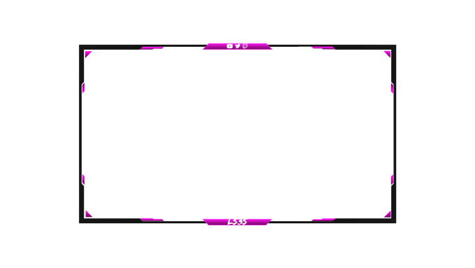 Create streaming face cam borders by Qalebdesigns