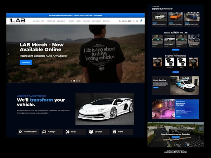 build wordpress elementor website and ecommerce store