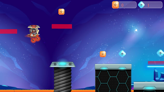 build 2d platformer mobile or PC game in unity