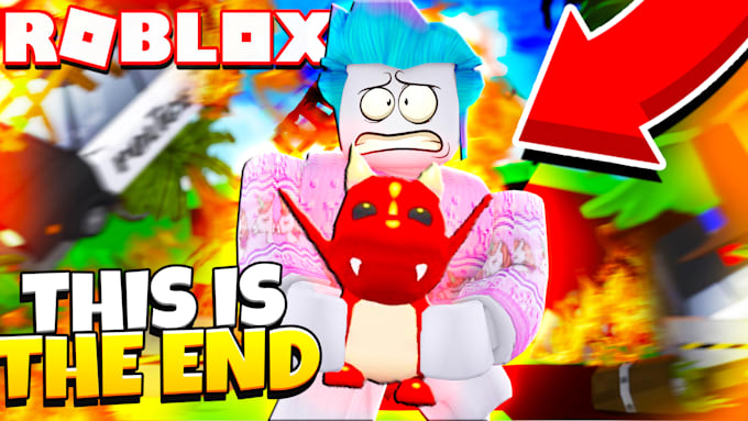 make a professional roblox thumbnail for you