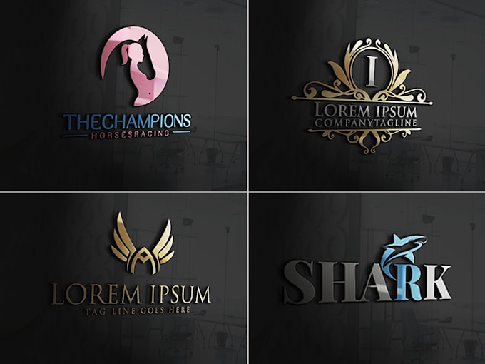 create professional modern minimalist luxury business logo design