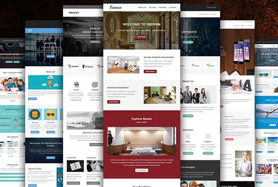 Create professional html email template and email newsletter by ...