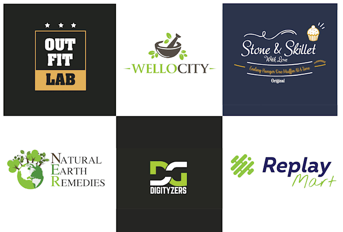 Design a unique logo for your brand by Umeryameen | Fiverr