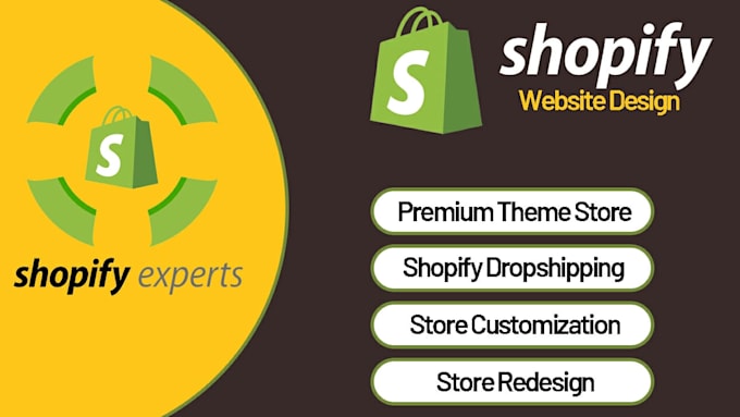 redesign shopify store, shopify dropshipping website, design shopify store