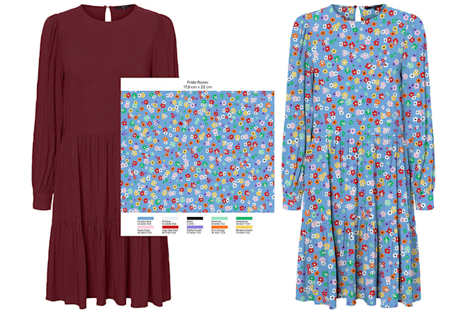 add patterns on your clothes in photoshop very fast