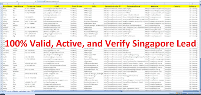 do  niche targeted email lists on targeted topics and countries