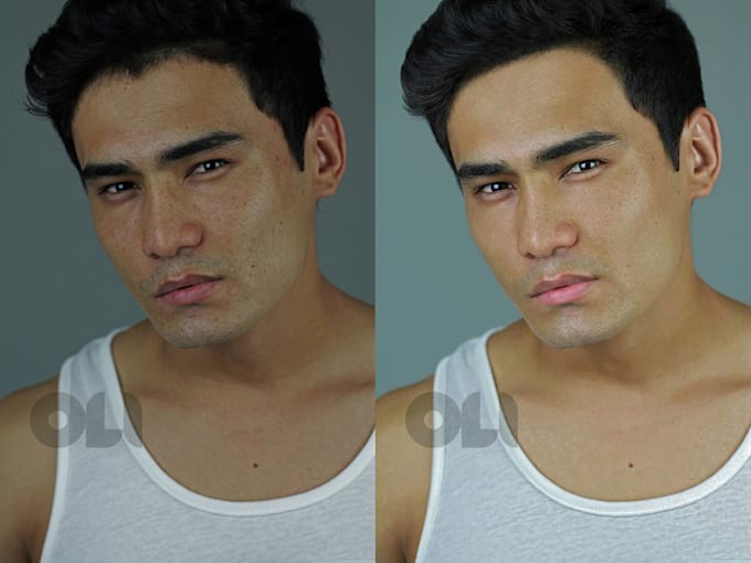 do natural portrait retouching and editing
