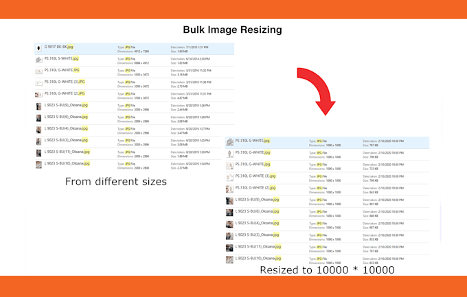 do bulk product image resize and rename