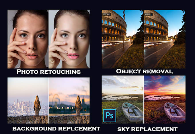do photo editing in photoshop and lightroom