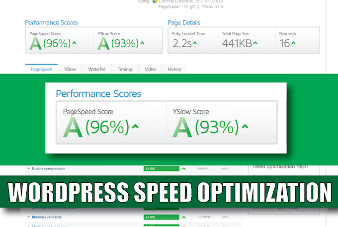 speed up your wordpress website, site optimization