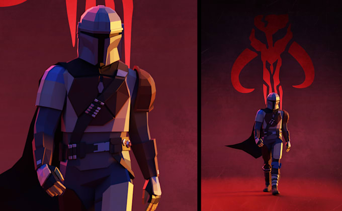 model professional standard 3d low poly characters
