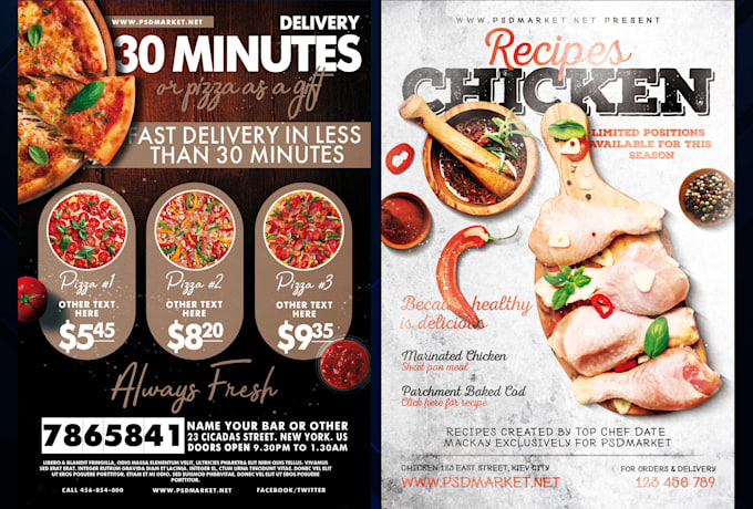 design amazing restaurant menu, food, coffee menu designs
