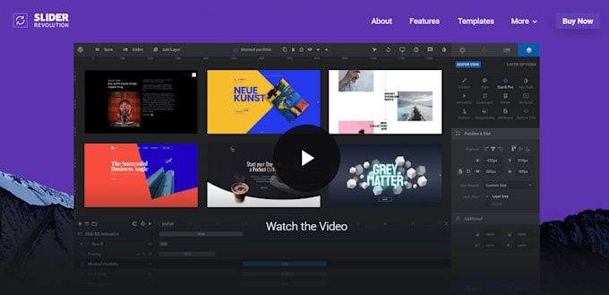 create or fix slider revolution, layer slider, website slider