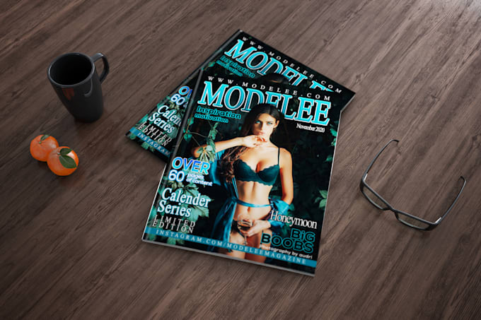 design amazing magazine cover for your magazine