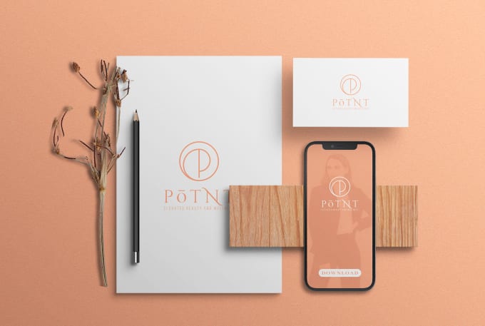 design corporate brand identity with brand guidelines