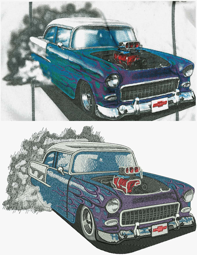 do professional tshirt, jacket embroidery logo digitizing in dst, pes, jef