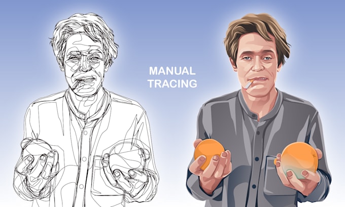 draw cartoon vector portrait in 24 hours