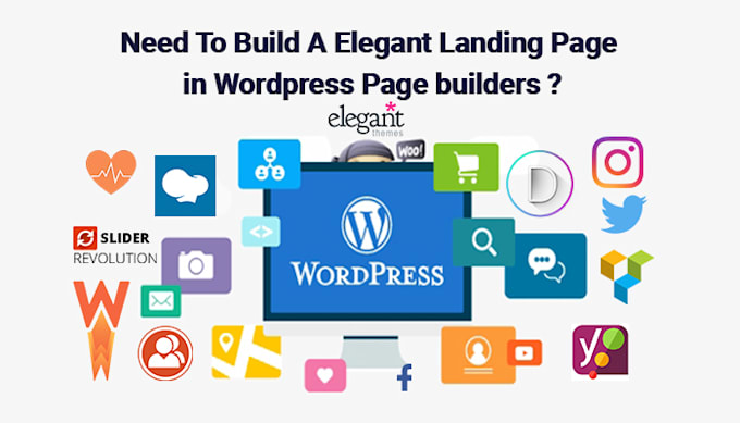 create wordpress landing page and creative page for business