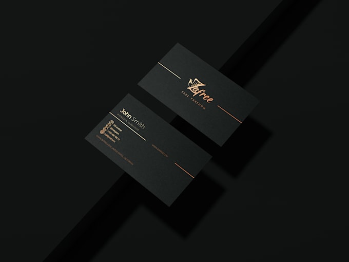 design modern and stylish business card