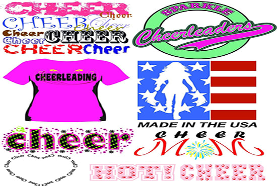 give You 49 Cheerleader Vector Clipart