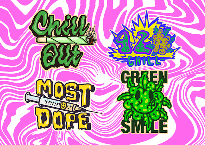 make trippy psychedelic and vintage illustration for tshirt