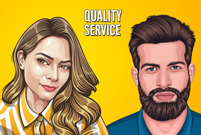 Create An Amazing Vector Cartoon Portrait From Your Photo By Ali Lancer Create An Amazing Vector Cartoon Portrait From Your Photo By Ali Lancer