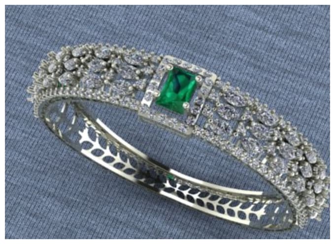 design your cad jewelry bangle for 3d printing