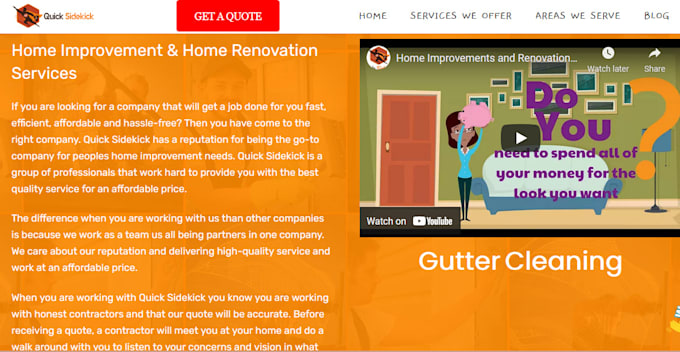 be your hvac writer, plumbing, remodeling, construction