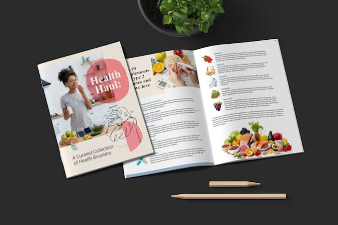 design unique PDF lead magnet or brochure or ebook