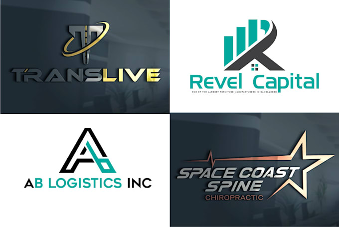 do freight transportation logistic modern construction logo