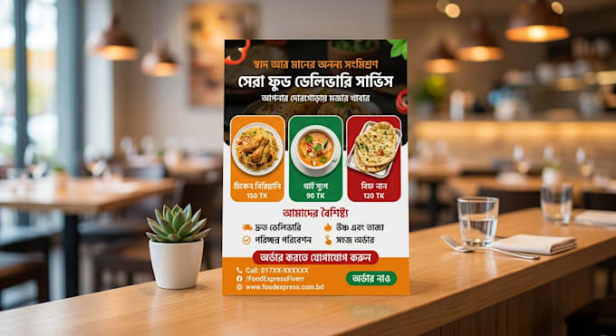 design a professional and eye catching flyer