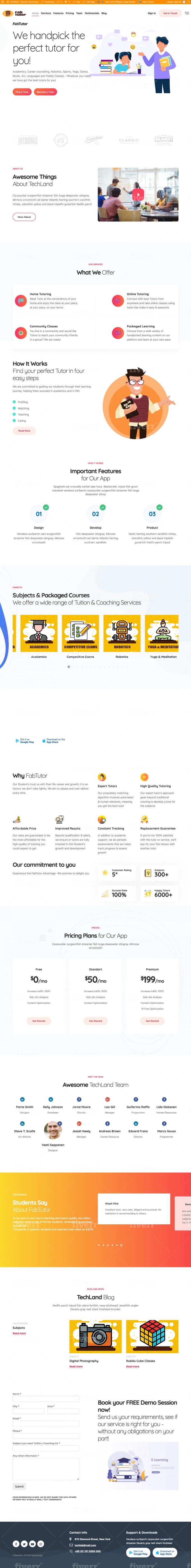 design, develop or redesign a wix website