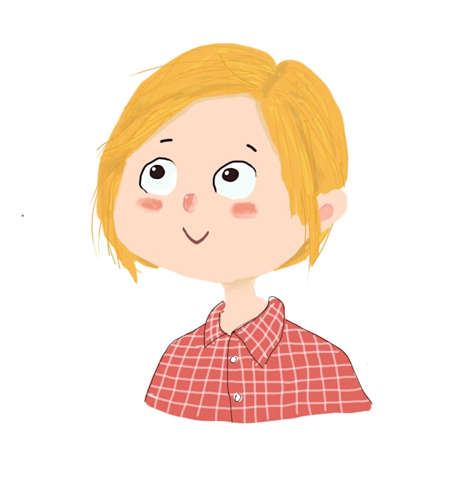 draw cute cartoon portrait like you want