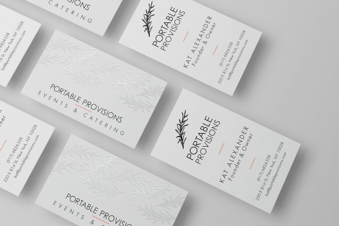design elegant and professional business cards for you