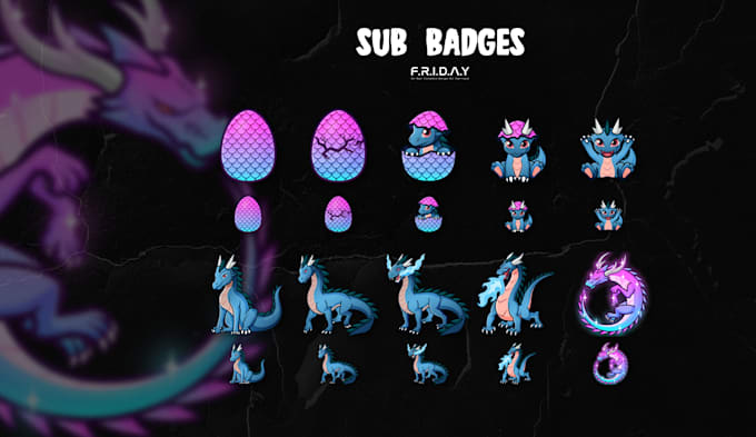 draw custom sub badges for twitch in 24 hours