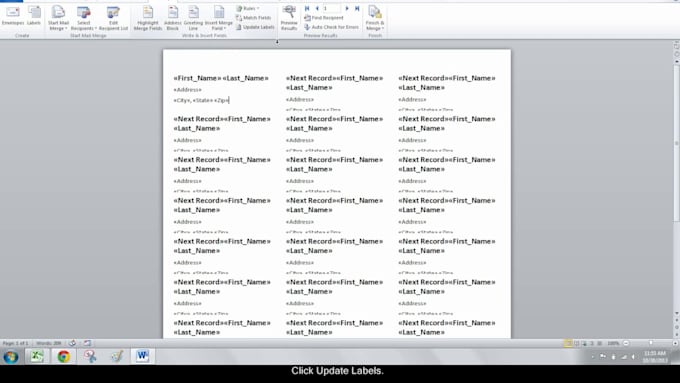 do urgent mail merge for avery labels letters envelopes