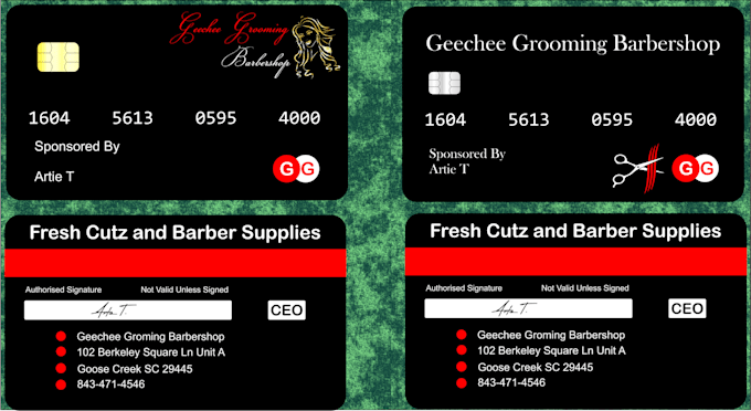 design professional business card